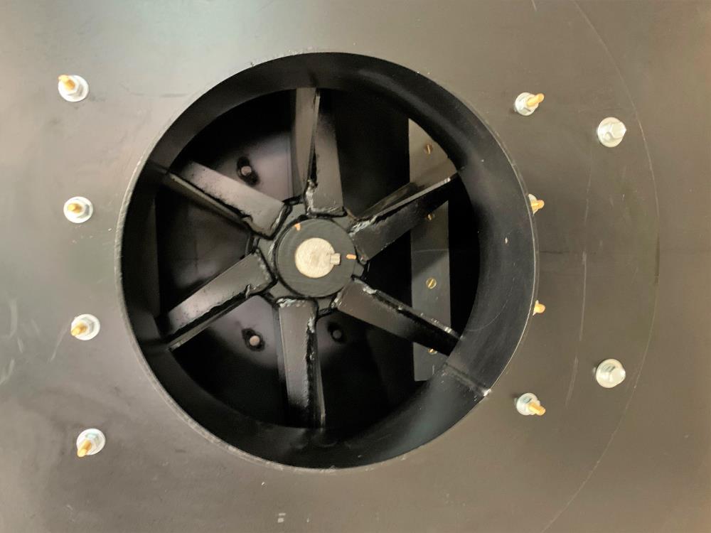 Chicago Blower Size 11 Industrial Fan, 2746 RPM w/ 7.5 HP Baldor Reliance Motor